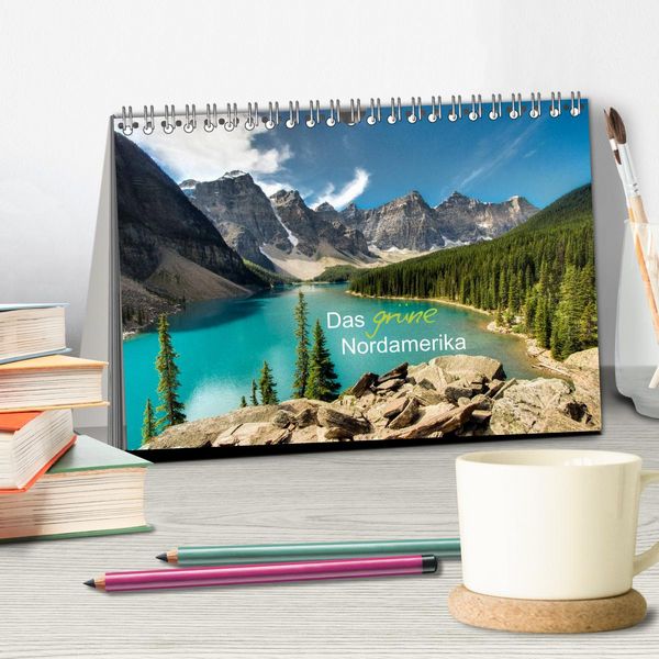 Produktbild: Das "gr&uuml;ne" Nordamerika - Kanada und USA (Tischkalender 2026 DIN A5 quer), CALVENDO Monatskalender