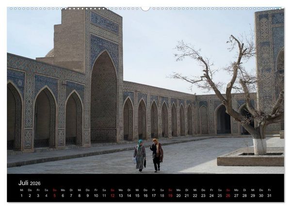 Produktbild: Usbekistan (hochwertiger Premium Wandkalender 2026 DIN A2 quer), Kunstdruck in Hochglanz
