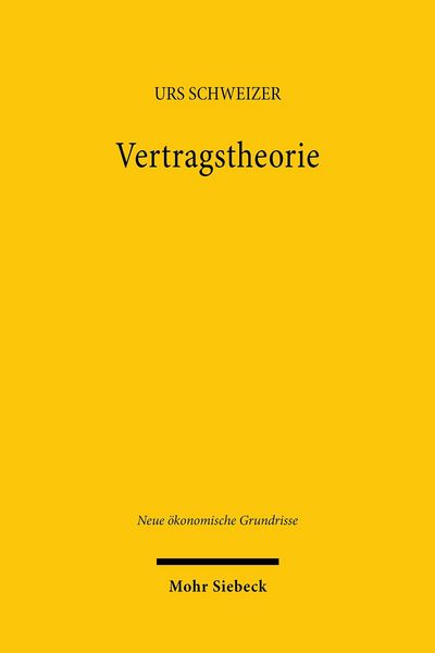 Produktbild: Vertragstheorie