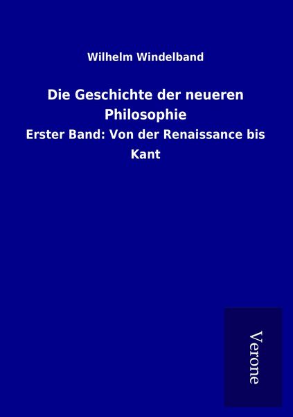 Produktbild: Die Geschichte der neueren Philosophie