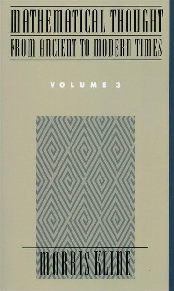 Produktbild: Mathematical Thought From Ancient to Modern Times, Volume 3