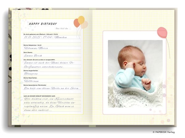 Produktbild: DEIN LEBEN IN EINEM BUCH (beige)
