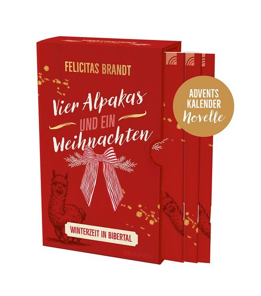Produktbild: Vier Alpakas und ein Weihnachten: eine Adventskalendernovelle