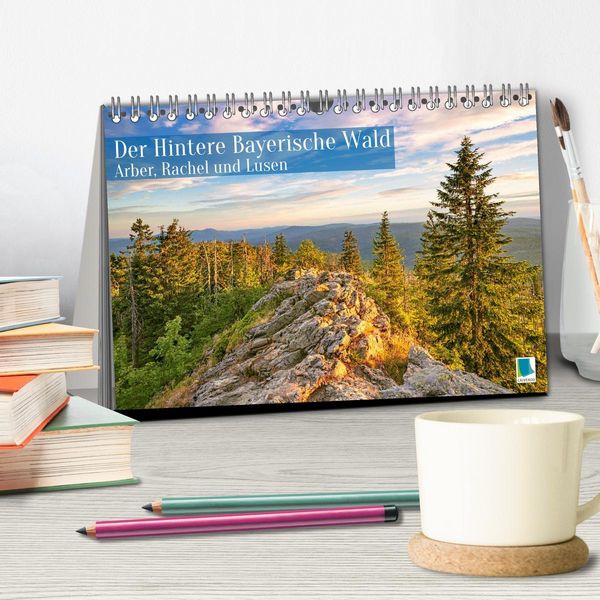 Produktbild: Arber, Rachel und Lusen: Der Hintere Bayerische Wald (Tischkalender 2026 DIN A5 quer), CALVENDO Monatskalender