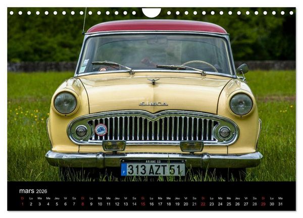 Produktbild: AUTO MOBILE (Calendrier mural 2026 DIN A4 vertical), CALVENDO calendrier mensuel