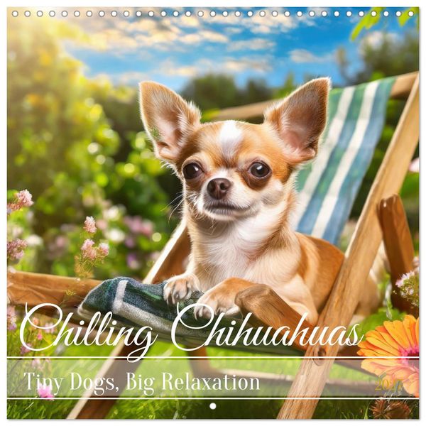 Produktbild: Chilling Chihuahuas (Wall Calendar 2027 12 &times; 12 Inch) CALVENDO 12 Month Wall Calendar