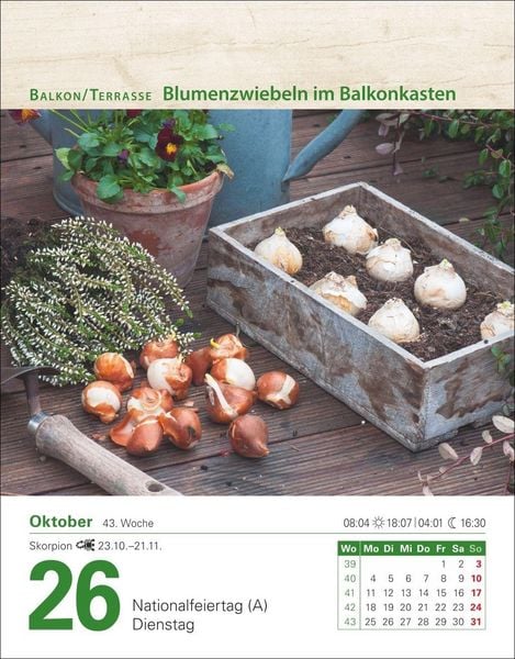 Produktbild: Mein Garten Tagesabrei&szlig;kalender 2027 - Praktische Tipps f&uuml;r 2027