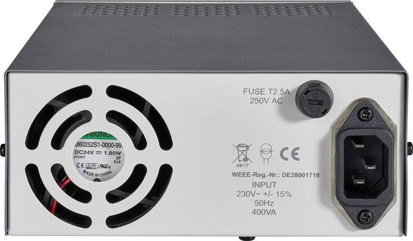 Produktbild: VOLTCRAFT FSP 2410 Labornetzger&auml;t, Festspannung 24 - 29 V/DC 10 A 240 W Anzahl Ausg&auml;nge 1 x