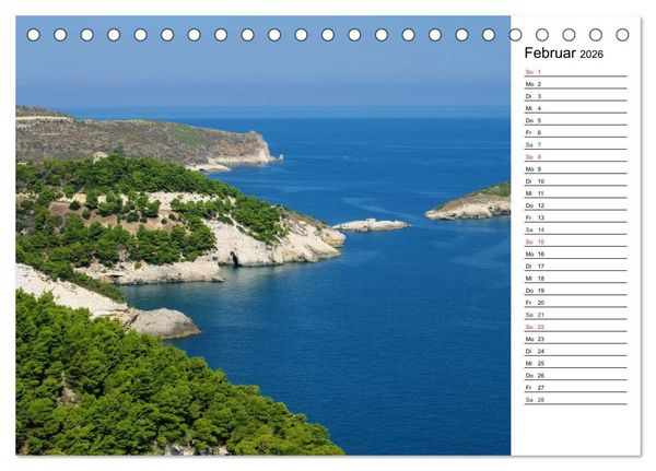 Produktbild: Apulien (Tischkalender 2026 DIN A5 quer), CALVENDO Monatskalender