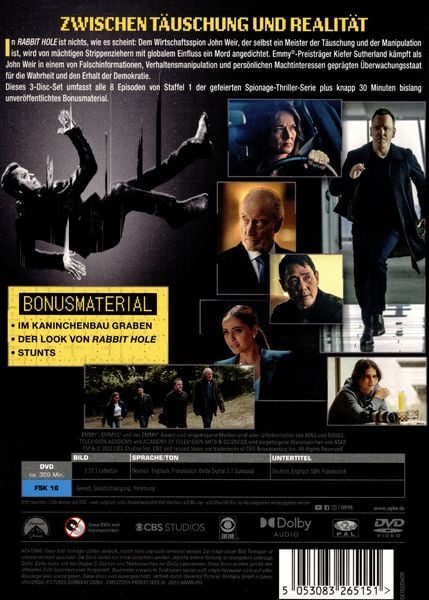 Produktbild: Rabbit Hole: Staffel 1 [3 DVDs]