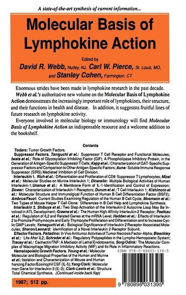 Produktbild: Molecular Basis of Lymphokine Action