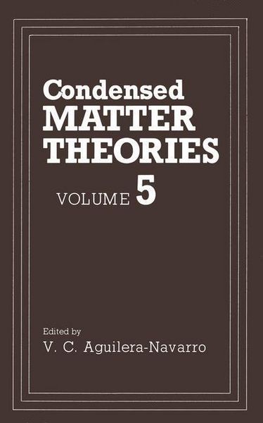 Produktbild: Condensed Matter Theories