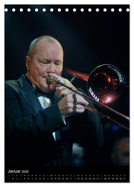 Produktbild: Jazz Momente - Kalender 2026 - (Tischkalender 2026 DIN A5 hoch), CALVENDO Monatskalender