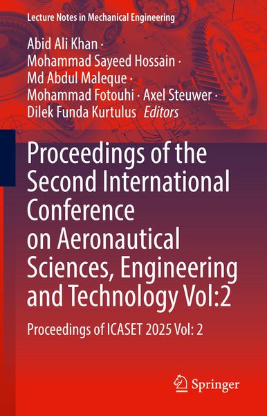 Produktbild: Proceedings of the Second International Conference on Aeronautical Sciences, Engineering and Technology Vol:2