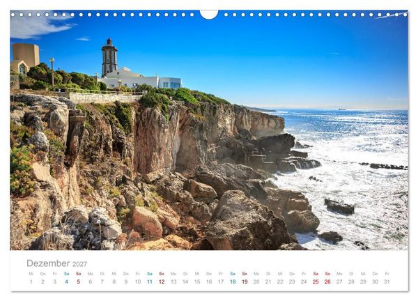 Produktbild: CASCAIS - die sch&ouml;nsten Badeorte Lissabons (Wandkalender 2027 DIN A3 quer), CALVENDO Monatskalender
