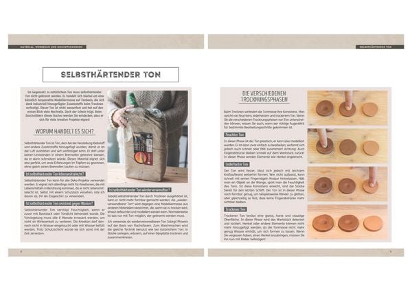 Produktbild: T&ouml;pfern leicht gemacht - ohne Drehscheibe, ohne Ofen, mit selbsth&auml;rtendem Ton