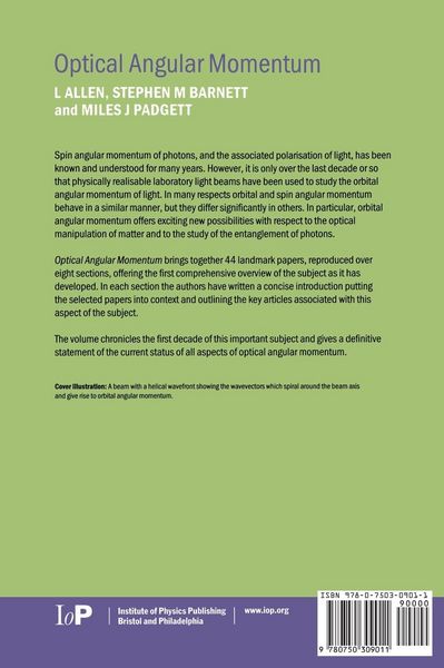 Produktbild: Optical Angular Momentum