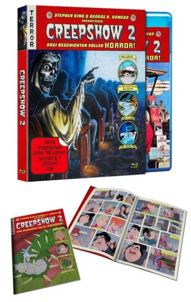 Creepshow 2 - Limited Deluxe Version im Schuber inkl. Comicheft - Uncut