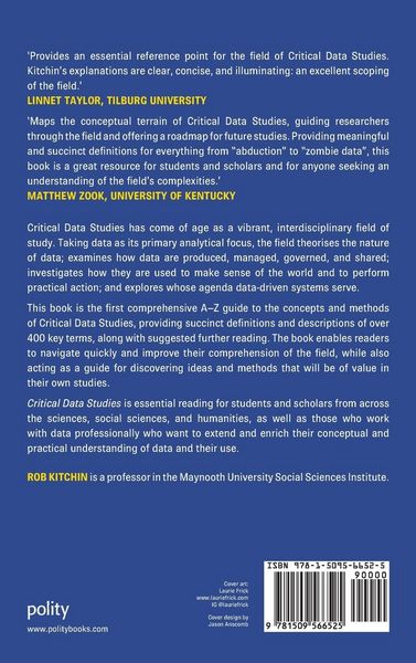 Produktbild: Critical Data Studies