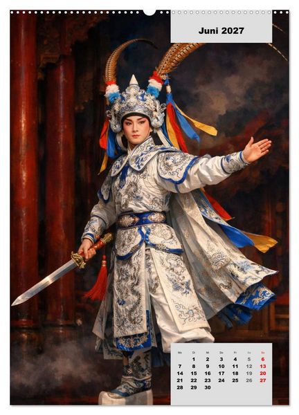 Produktbild: Masken und Magie &ndash; Die Gesichter der Peking-Oper (Wandkalender 2027 DIN A2 hoch), CALVENDO Monatskalender