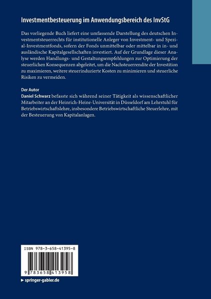 Produktbild: Investmentbesteuerung im Anwendungsbereich des InvStG