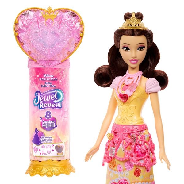 Produktbild: Disney Prinzessin Juwel Reveal Belle Puppe