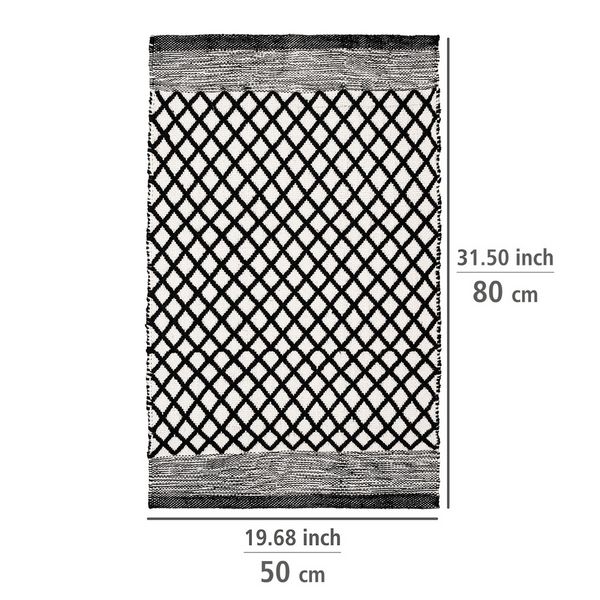 Produktbild: Badematte Mod. Tara, hergestellt aus recycelten PET-Flaschen (100 % Polyester)