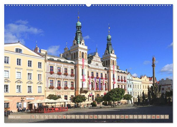Produktbild: Pardubice in Tschechien - Ein Stadtspaziergang (Wandkalender 2026 DIN A2 quer), CALVENDO Monatskalender