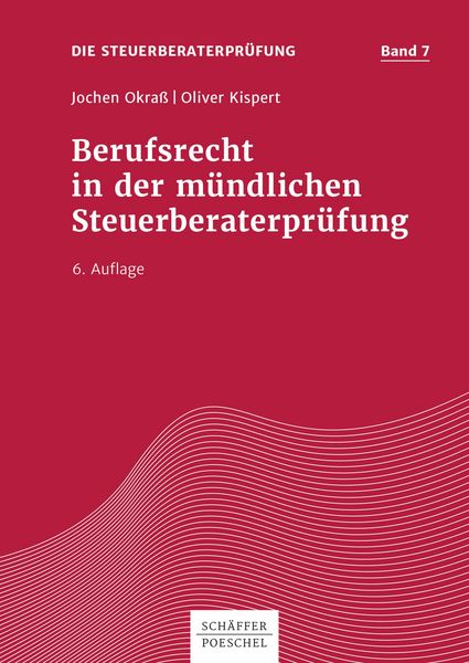 Produktbild: Berufsrecht in der m&uuml;ndlichen Steuerberaterpr&uuml;fung