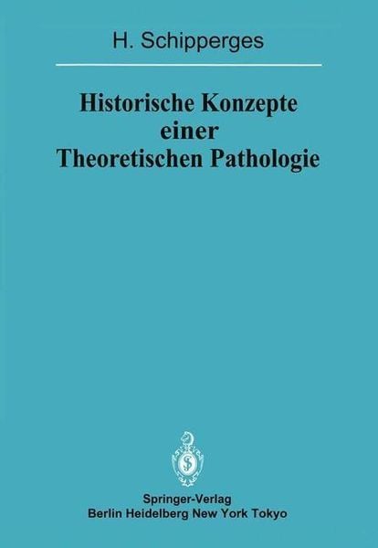 Produktbild: Historische Konzepte einer Theoretischen Pathologie