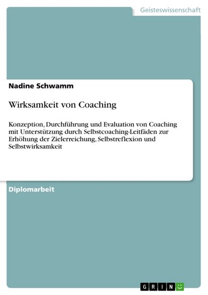 Produktbild: Wirksamkeit von Coaching