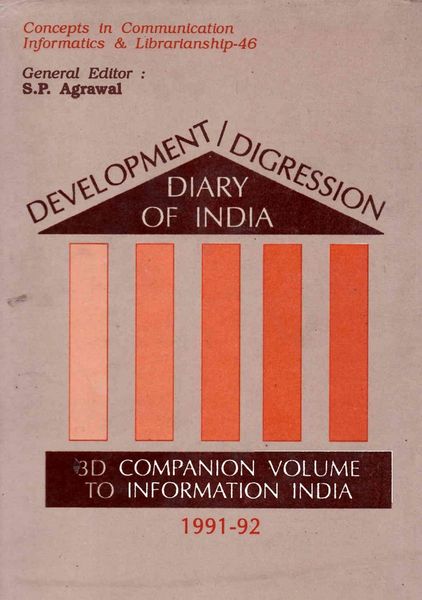 Produktbild: Development/Digression Diary of India: 3D Companion Volume to Information India (1991-92) (Concepts in Communication Informatics and Librarianship-46)