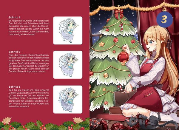 Produktbild: Adventskalender-Kartenset: Manga Christmas Countdown