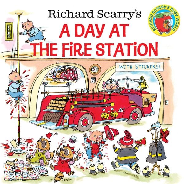 Produktbild: Richard Scarry's a Day at the Fire Station