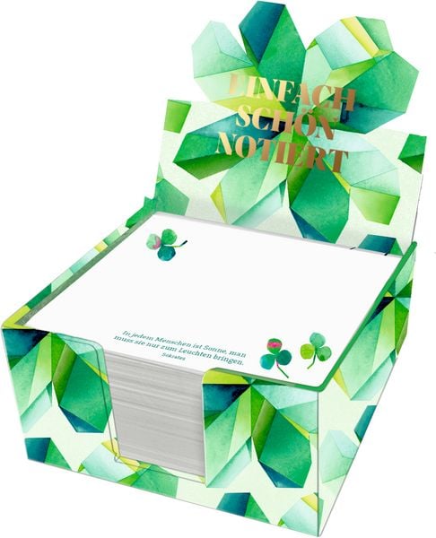 Produktbild: Zettelk&auml;stchen &ndash; All about green