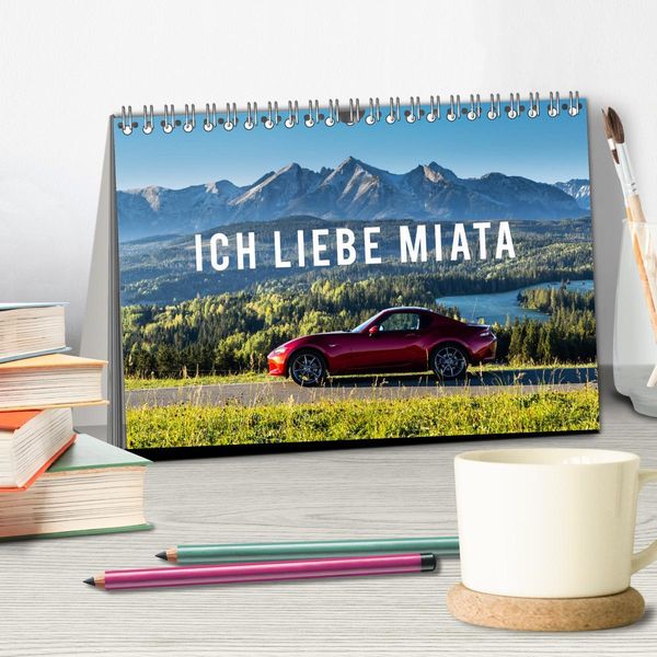Produktbild: Ich liebe Miata (Tischkalender 2026 DIN A5 quer), CALVENDO Monatskalender