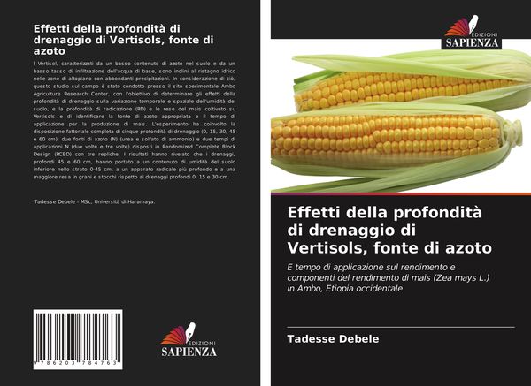 Produktbild: Effetti della profondit&agrave; di drenaggio di Vertisols, fonte di azoto
