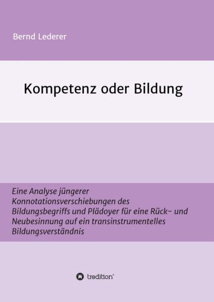 Produktbild: Kompetenz oder Bildung