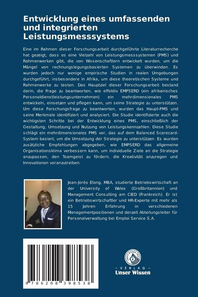 Produktbild: Entwicklung eines umfassenden und integrierten Leistungsmesssystems