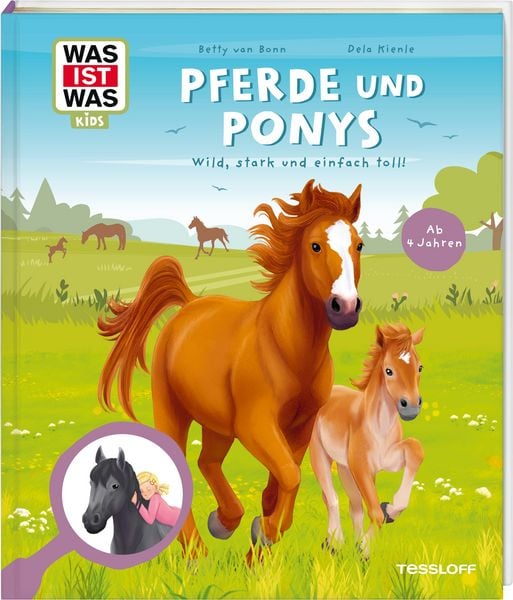 Produktbild: WAS IST WAS Kids Pferde und Ponys. Wild, stark und einfach toll!