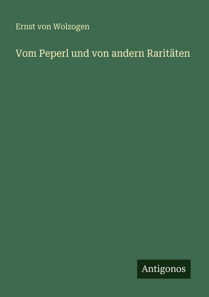Produktbild: Vom Peperl und von andern Rarit&auml;ten