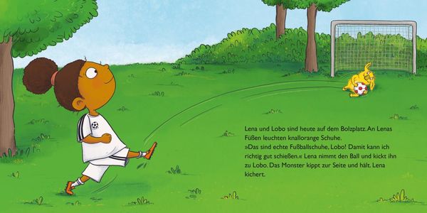 Produktbild: Maxi Pixi 450: Lena und Lobo: Das Fu&szlig;ballspiel