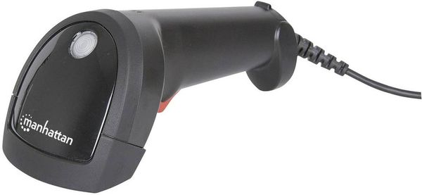Produktbild: Manhattan 178433 USB-Kit Barcode-Scanner Kabelgebunden 1D CCD Schwarz Hand-Scanner USB