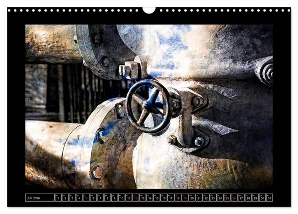 Produktbild: Industrie-Kunst 2026 (Wandkalender 2026 DIN A3 quer), CALVENDO Monatskalender