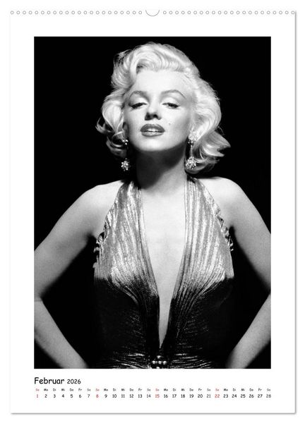 Produktbild: Marilyn Monroe. Weltstar und Sexsymbol (hochwertiger Premium Wandkalender 2026 DIN A2 hoch), Kunstdruck in Hochglanz