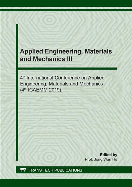 Produktbild: Applied Engineering, Materials and Mechanics III