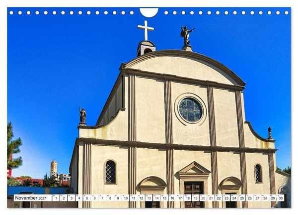 Produktbild: Katholische und orthodoxe Kirchen in Tirana und Shkodra, Albanien (Wandkalender 2027 DIN A4 quer), CALVENDO Monatskalender