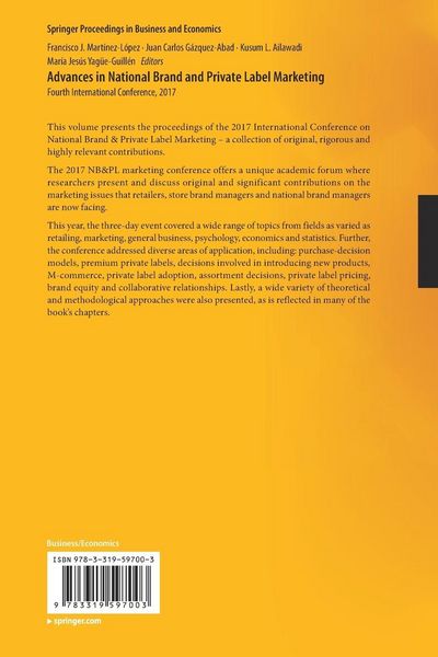 Produktbild: Advances in National Brand and Private Label Marketing
