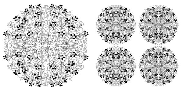 Produktbild: Blumen-Mandalas (Ausmalbuch zur kreativen Stressbew&auml;ltigung)