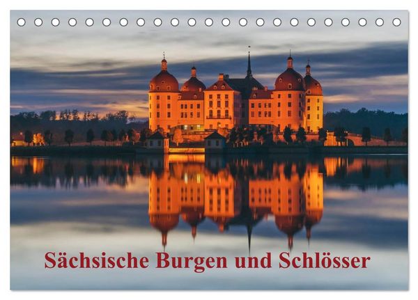 Produktbild: S&auml;chsische Burgen und Schl&ouml;sser (Tischkalender 2026 DIN A5 quer), CALVENDO Monatskalender